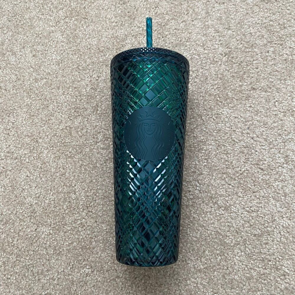 Starbucks Green Jewel Tumbler Cold Cup - Venti 24 oz NWT Brand New